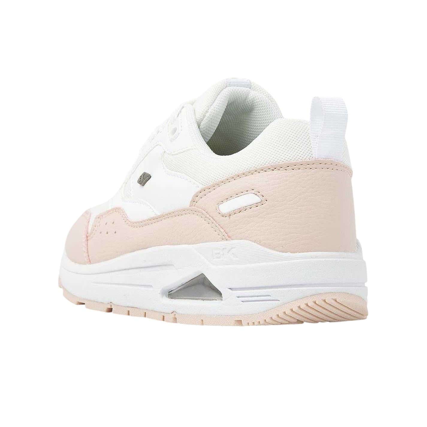 White-Pink - Back - Lumberjack Childrens-Kids Lennox Trainers