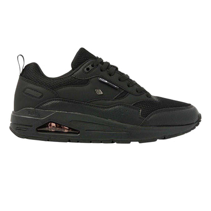 Black - Front - Lumberjack Childrens-Kids Lennox Trainers
