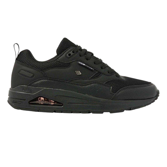 Black - Front - Lumberjack Childrens-Kids Lennox Trainers