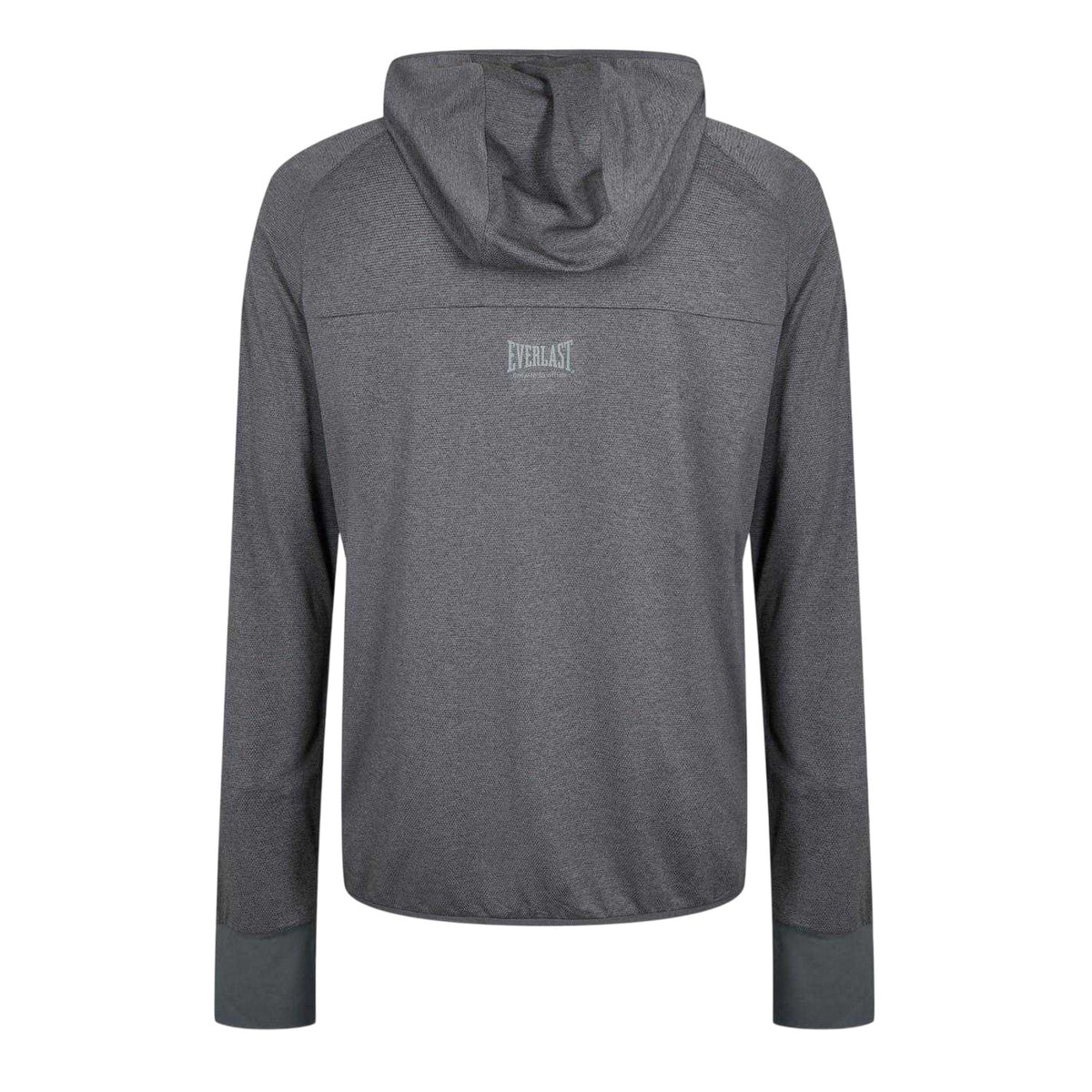 Charcoal - Back - Everlast Mens Polyester Lightweight Training Hoodie