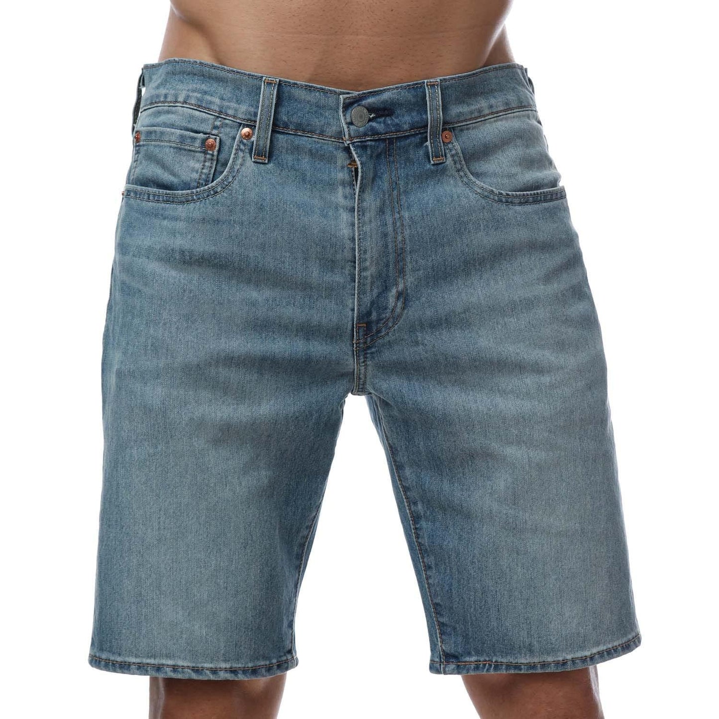 Light Blue - Front - Levis Mens Standard Shorts