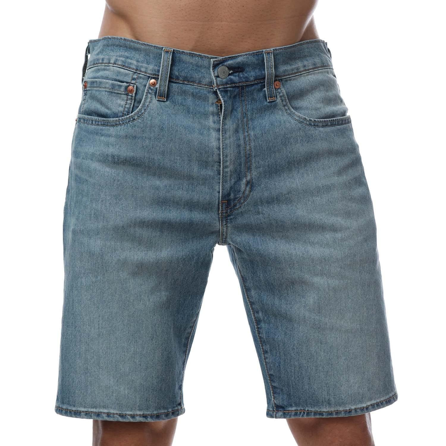 Light Blue - Front - Levis Mens Standard Shorts