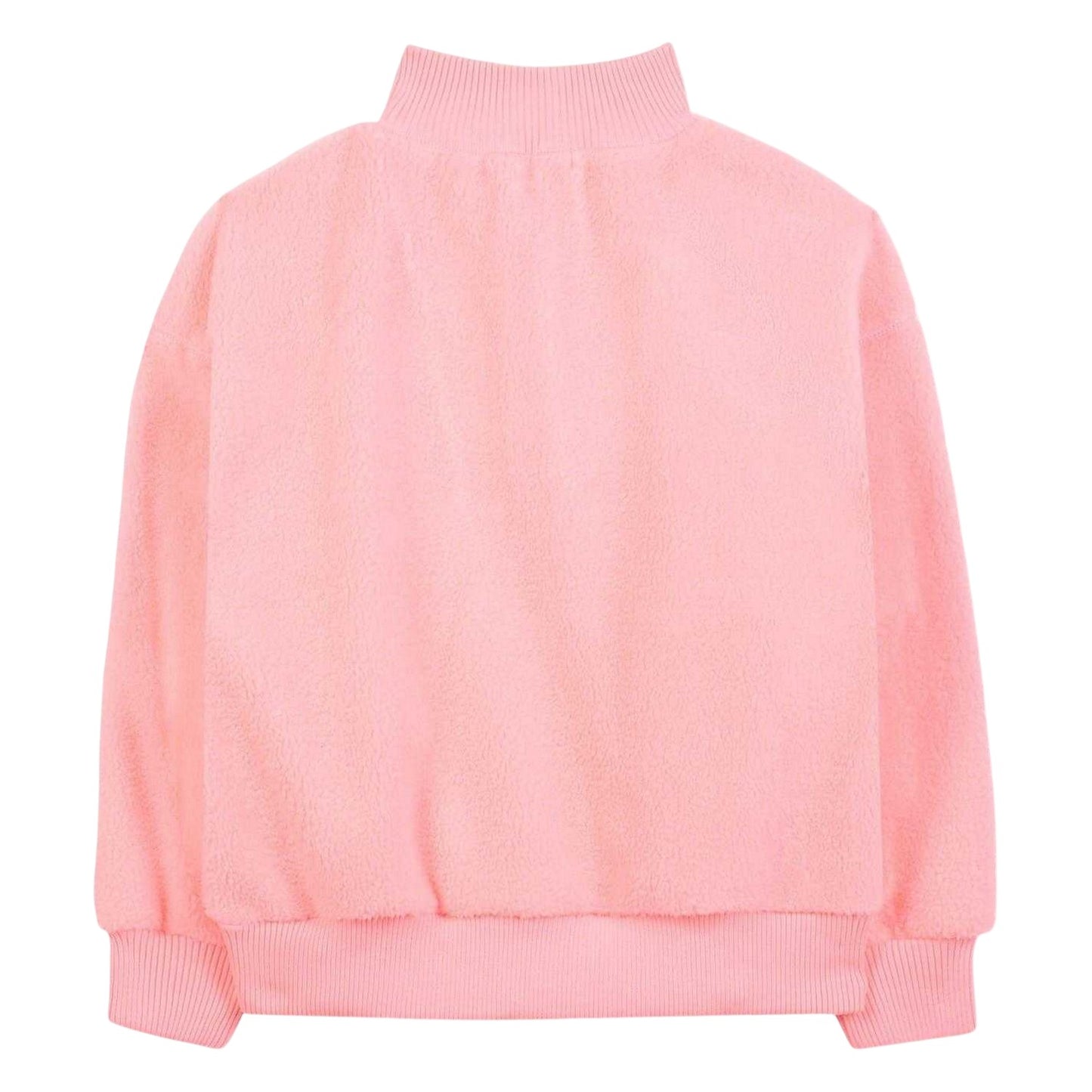 Pink - Back - Billieblush Girls Relaxed Fit Fake Raglan Sweatshirt