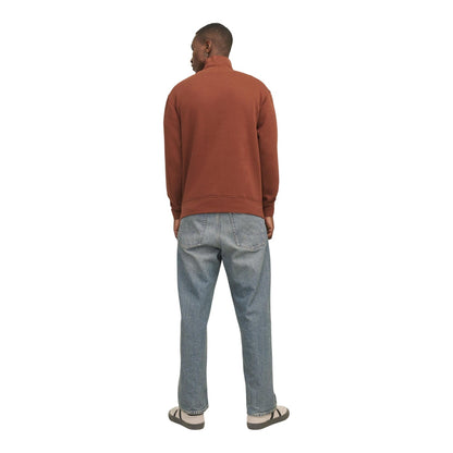 Brandy - Back - Jack And Jones Mens Originals Studio Half Zip Sweatshirt