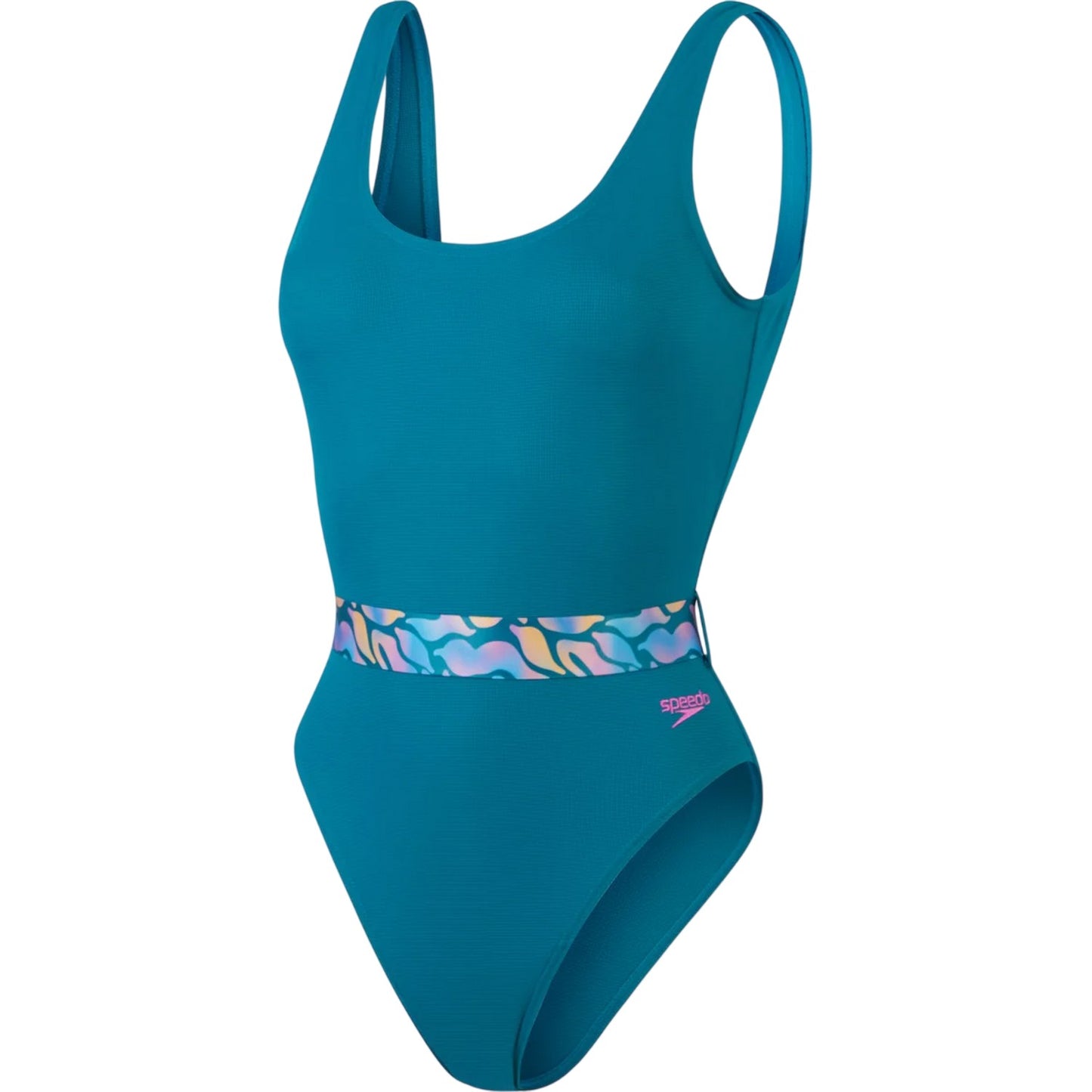 Green - Front - Speedo Womens-Ladies U-Back One Piece Swimsuit