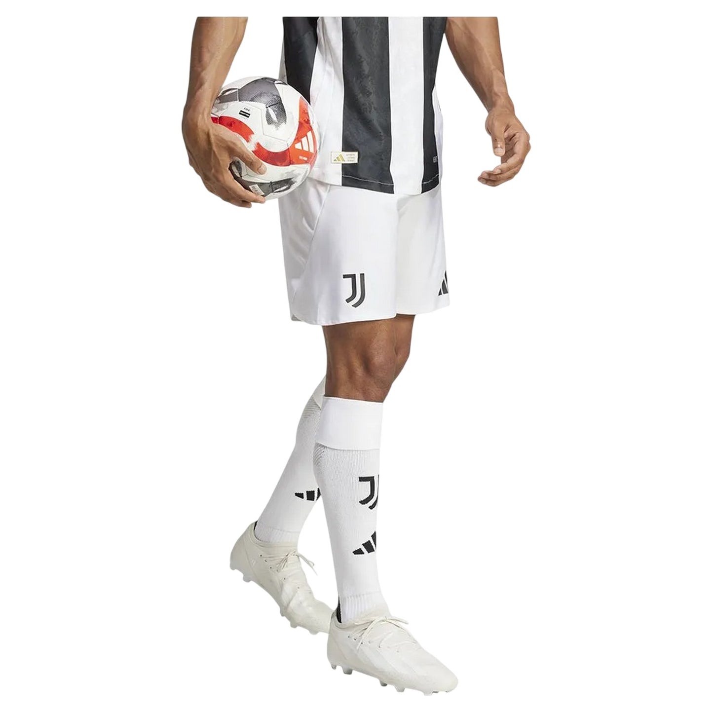 White - Side - Adidas Mens Juventus FC Shorts