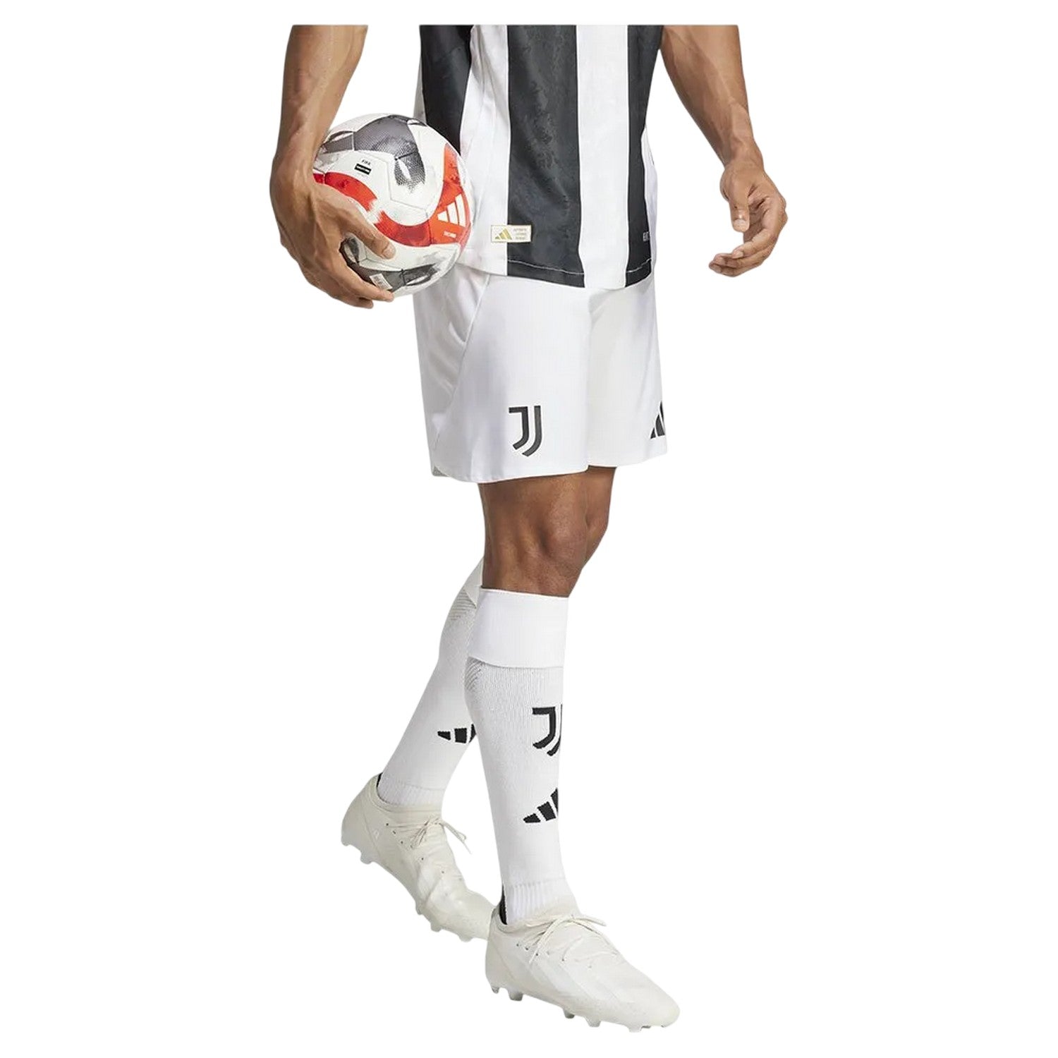 White - Side - Adidas Mens Juventus FC Shorts