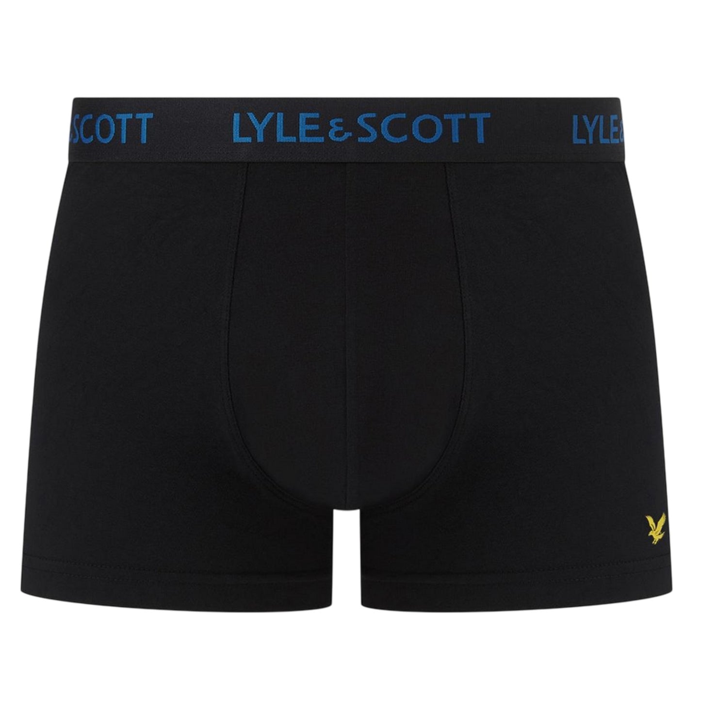 Black - Lifestyle - Lyle & Scott Mens Core Plain Boxer Shorts (Pack of 5)