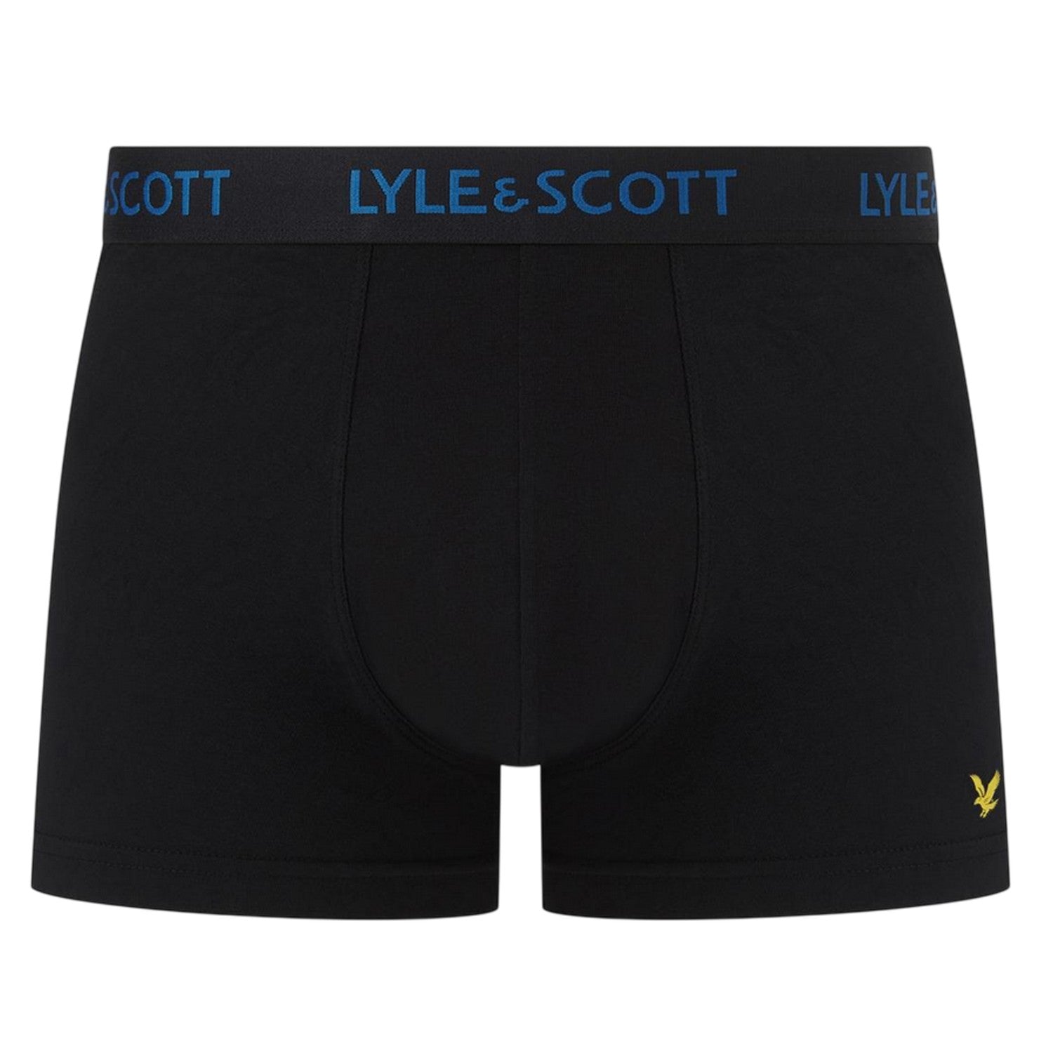 Black - Lifestyle - Lyle & Scott Mens Core Plain Boxer Shorts (Pack of 5)
