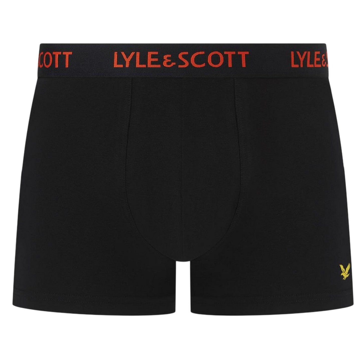 Black - Pack Shot - Lyle & Scott Mens Core Plain Boxer Shorts (Pack of 5)