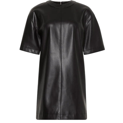 Black - Front - Calvin Klein Womens-Ladies Short-Sleeved T-Shirt Dress