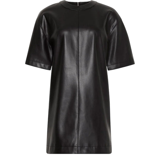 Black - Front - Calvin Klein Womens-Ladies Short-Sleeved T-Shirt Dress