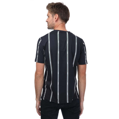Navy - Back - Ted Baker Unisex Adult Amson Striped Short-Sleeved T-Shirt
