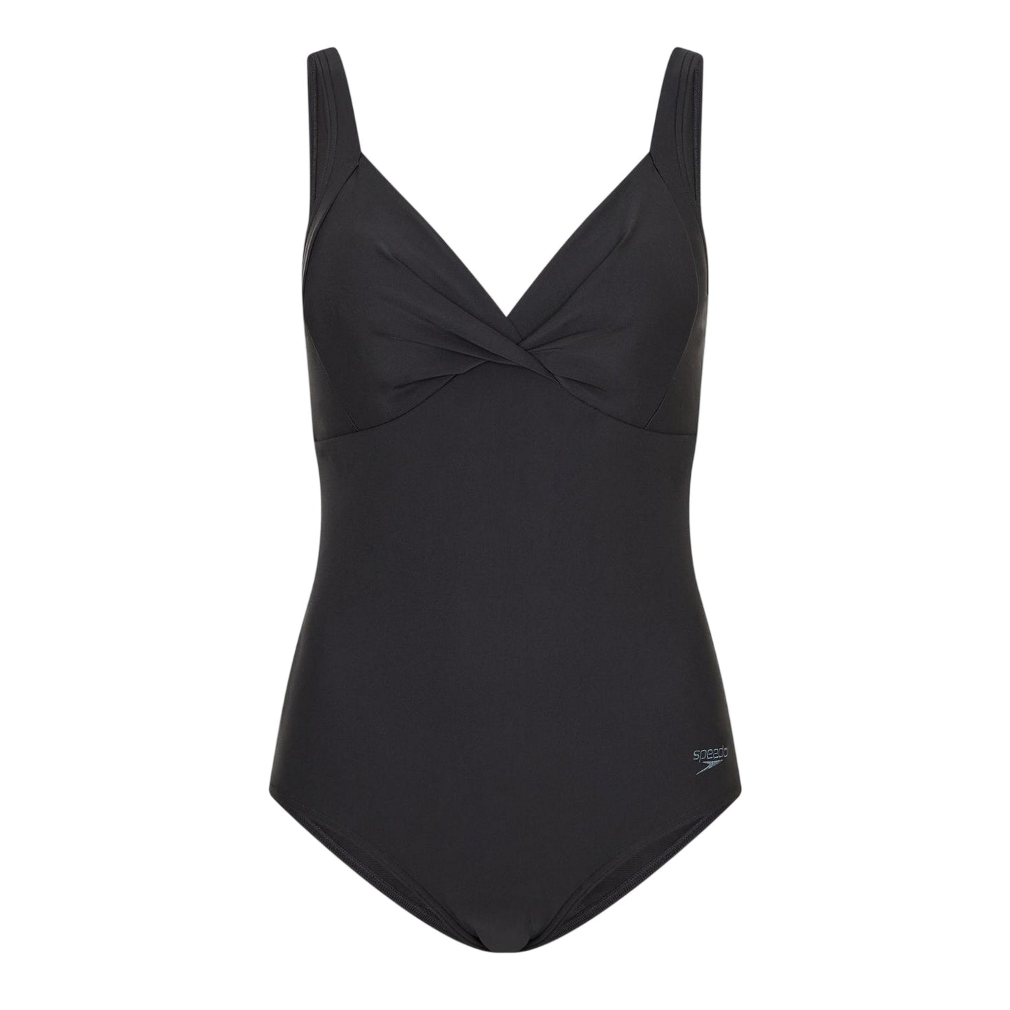 Black - Front - Speedo Womens-Ladies Swimming One Piece Swimsuit