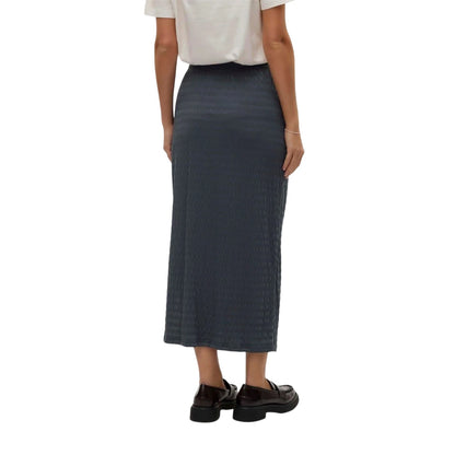 Stormy Weather - Back - Mamalicious Womens-Ladies Textured Knit Maternity Tube Skirt