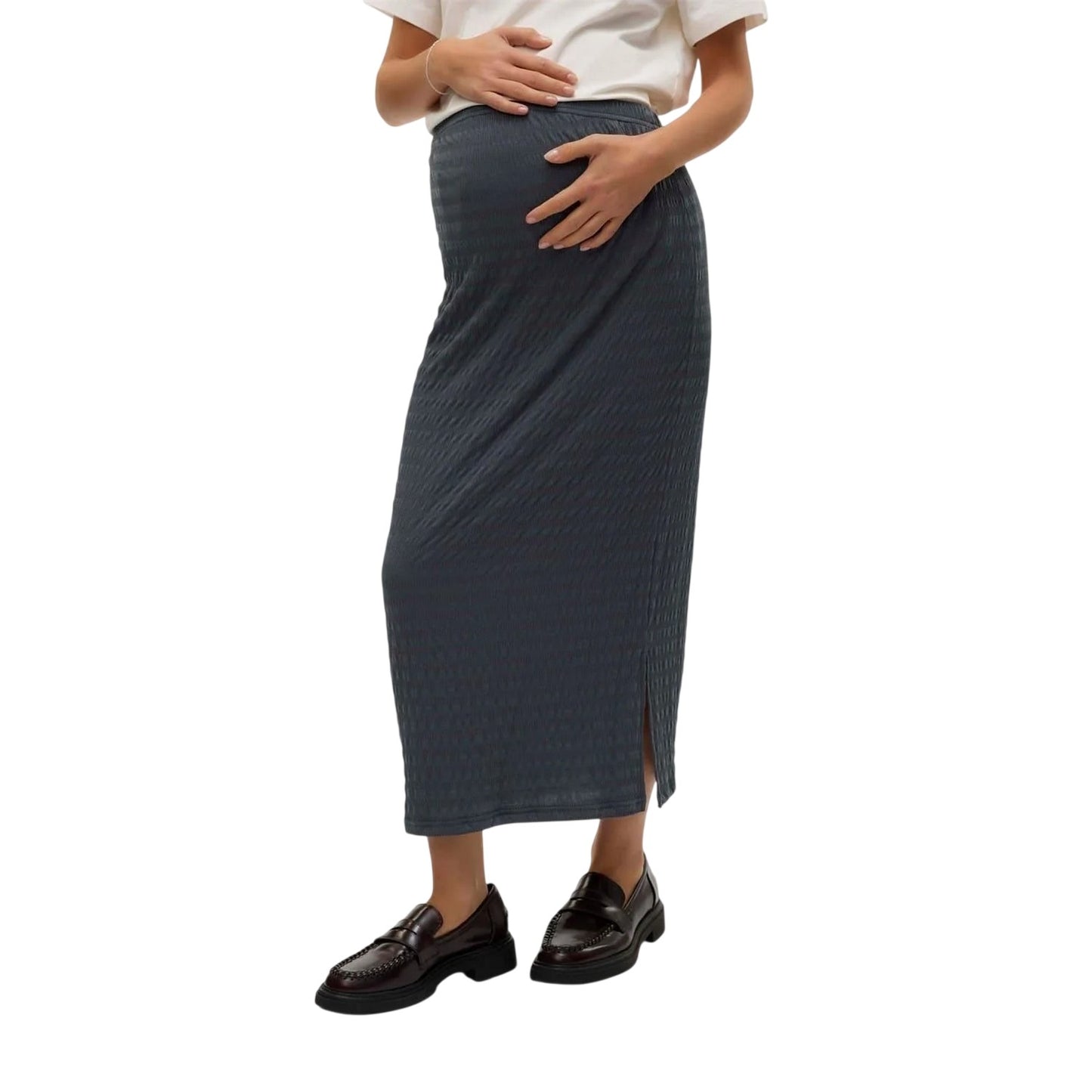 Stormy Weather - Lifestyle - Mamalicious Womens-Ladies Textured Knit Maternity Tube Skirt