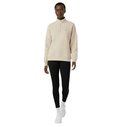 Cream - Lifestyle - USA Pro Womens-Ladies Quarter Zip Sweatshirt
