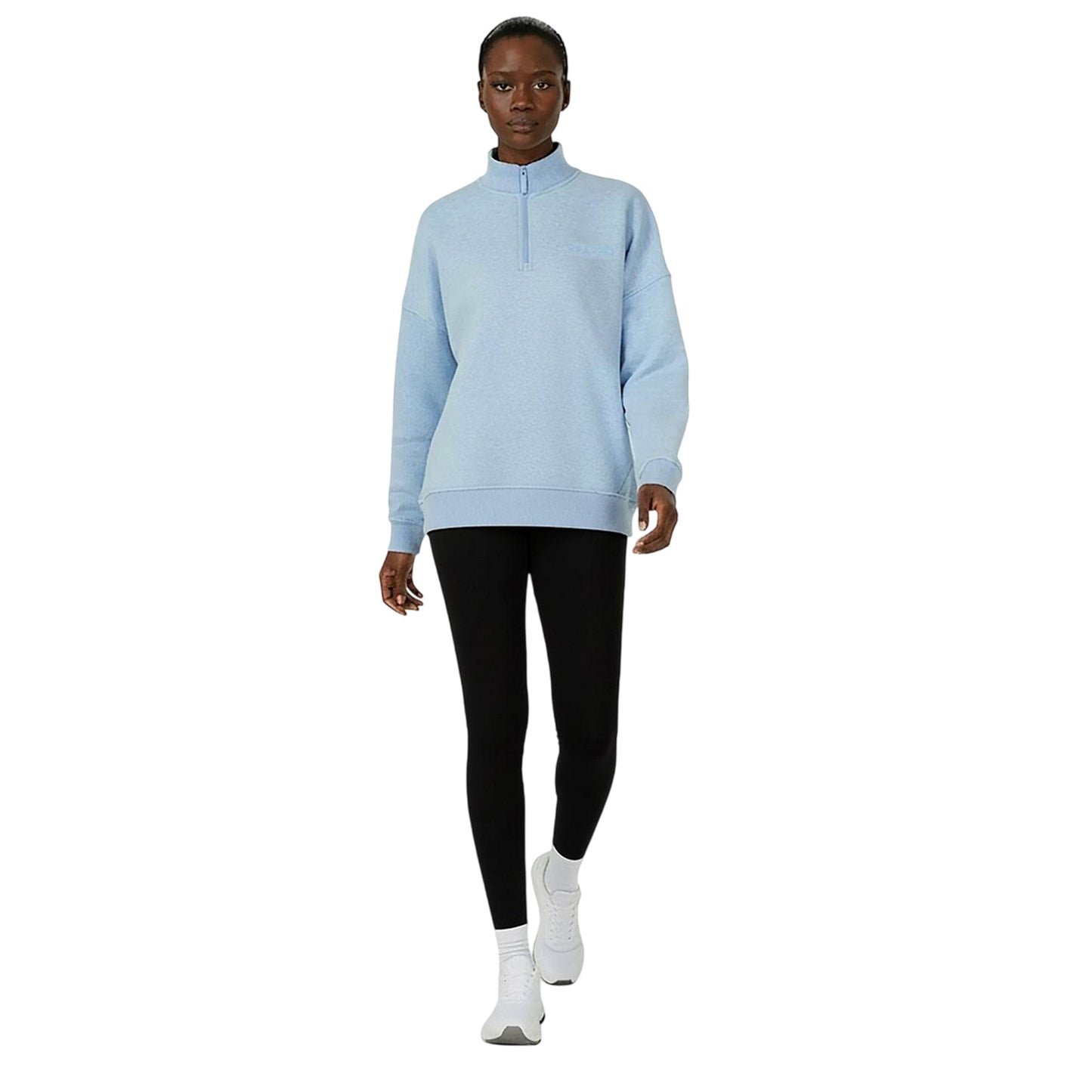 Blue Marl - Lifestyle - USA Pro Womens-Ladies Quarter Zip Sweatshirt