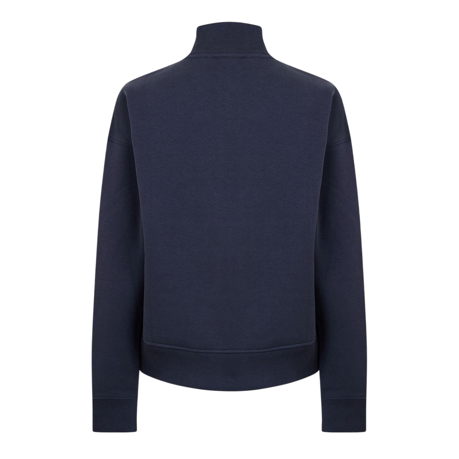 Charcoal - Back - USA Pro Womens-Ladies Quarter Zip Sweatshirt
