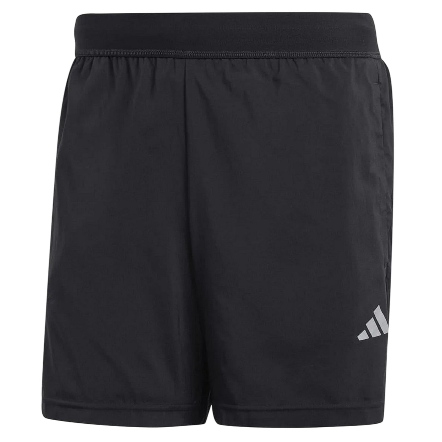 Black - Front - Adidas Mens 2 in 1 Running Shorts