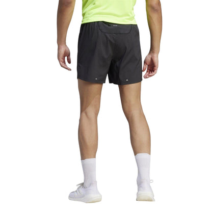 Black - Back - Adidas Mens Designed For Running Shorts