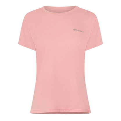 Pink - Front - Columbia Womens-Ladies Bluevista Hill Crew Neck T-Shirt