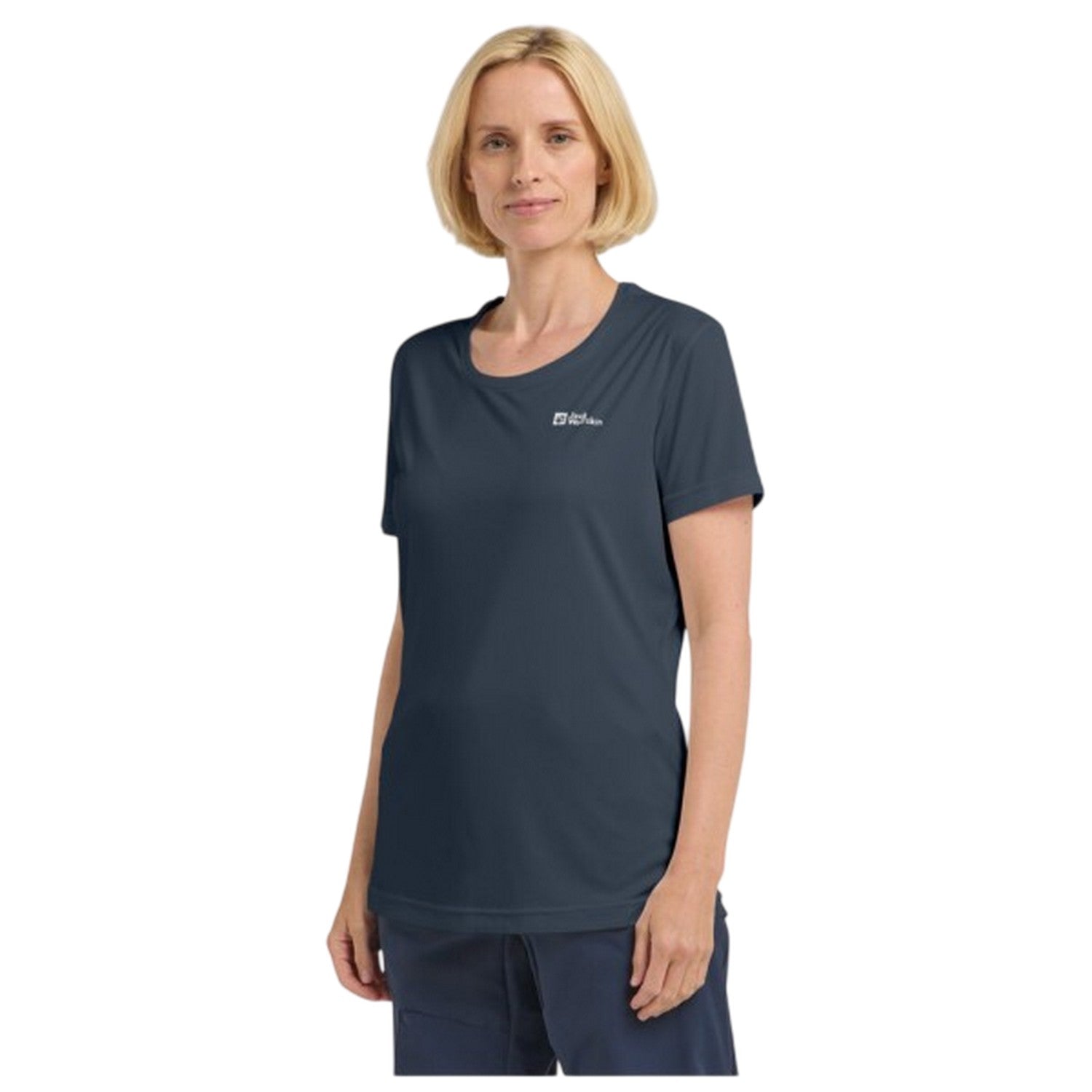 Midnight Blue - Lifestyle - Jack Wolfskin Womens-Ladies Tech Regular T-Shirt