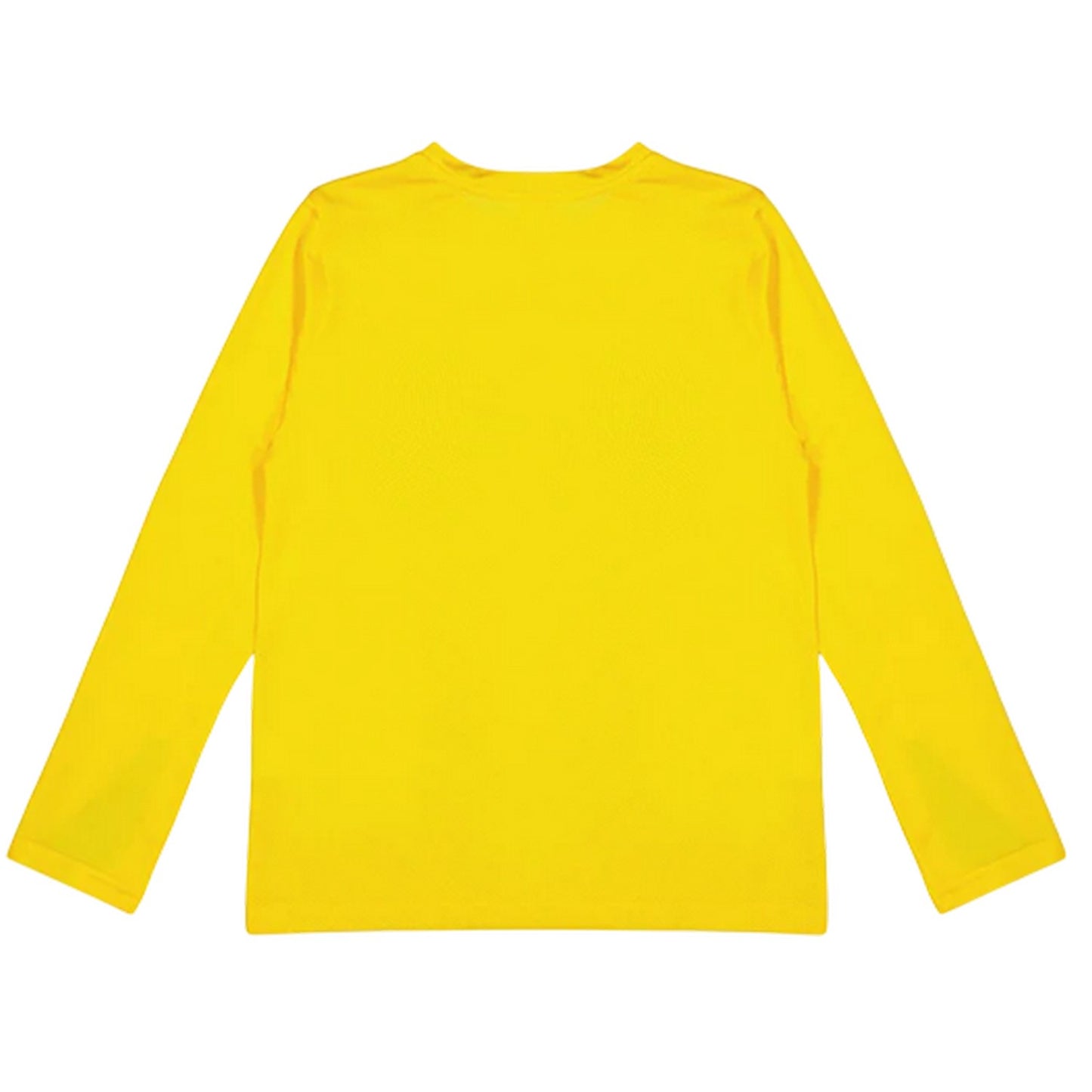 Yellow - Back - Puma Childrens-Kids Team Performance Long-Sleeved Training Top