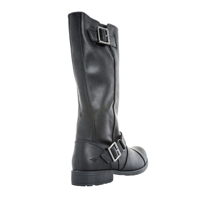 Black - Back - Rocket Dog Womens-Ladies Berry Lewis Calf Boots