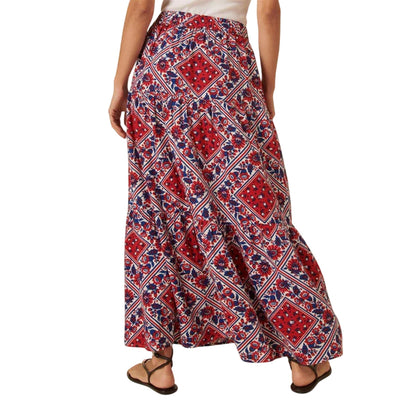 Multicoloured - Back - Nobody´s Child Womens-Ladies Teri Bandana Print Maxi Skirt