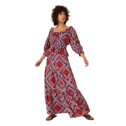Multicoloured - Side - Nobody´s Child Womens-Ladies Teri Bandana Print Maxi Skirt