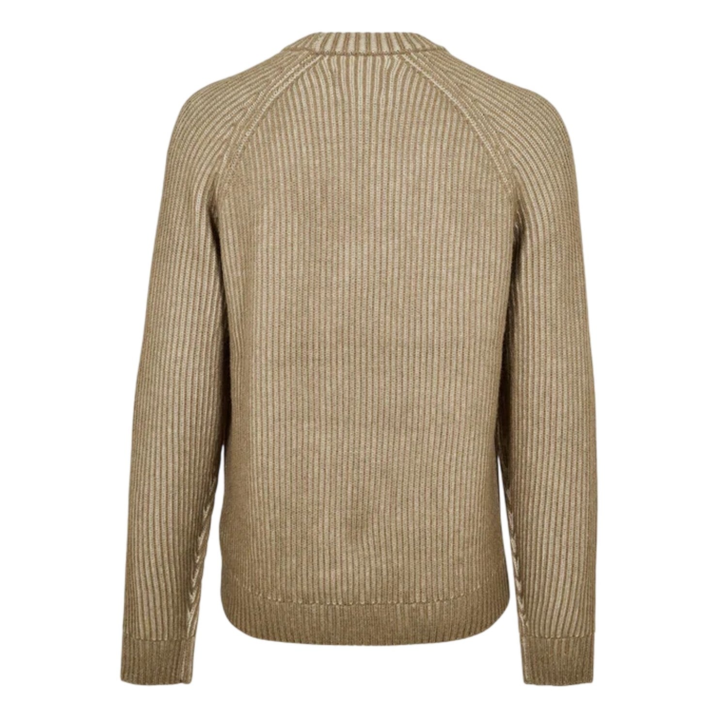 Fawn - Back - Jack Wills Mens Ribbed Crew Neck Jumper