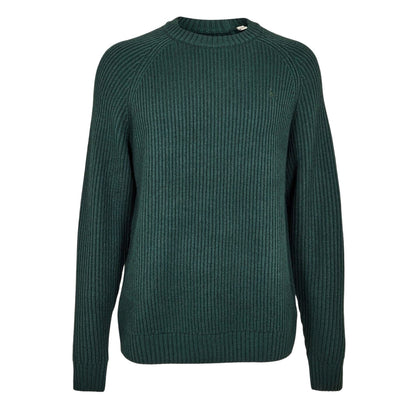 Evergreen - Front - Jack Wills Mens Ribbed Crew Neck Jumper
