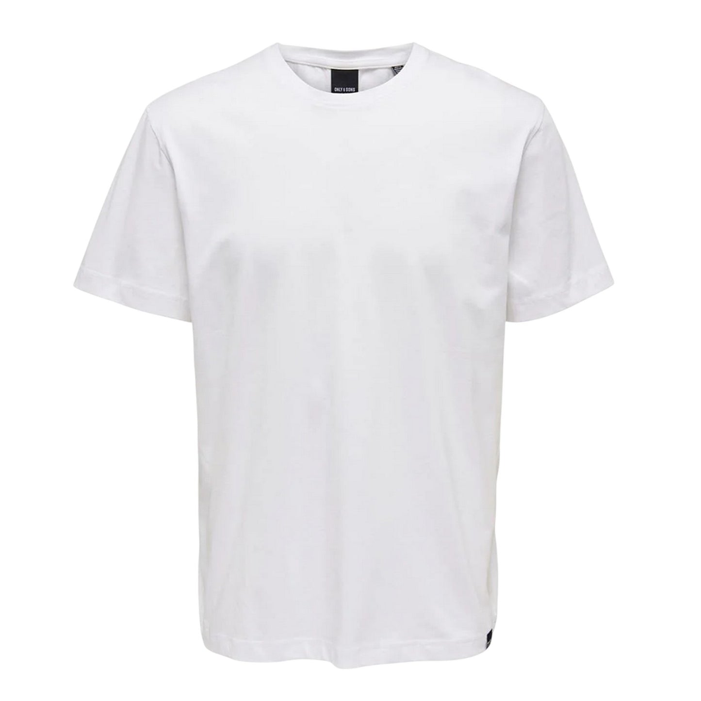 White - Front - Only and Sons Mens Max Life Crew Neck T-Shirt