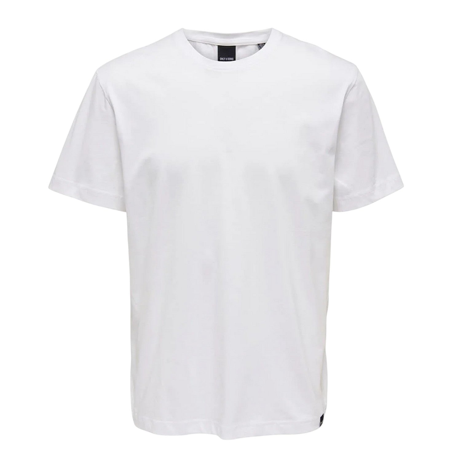 White - Front - Only and Sons Mens Max Life Crew Neck T-Shirt