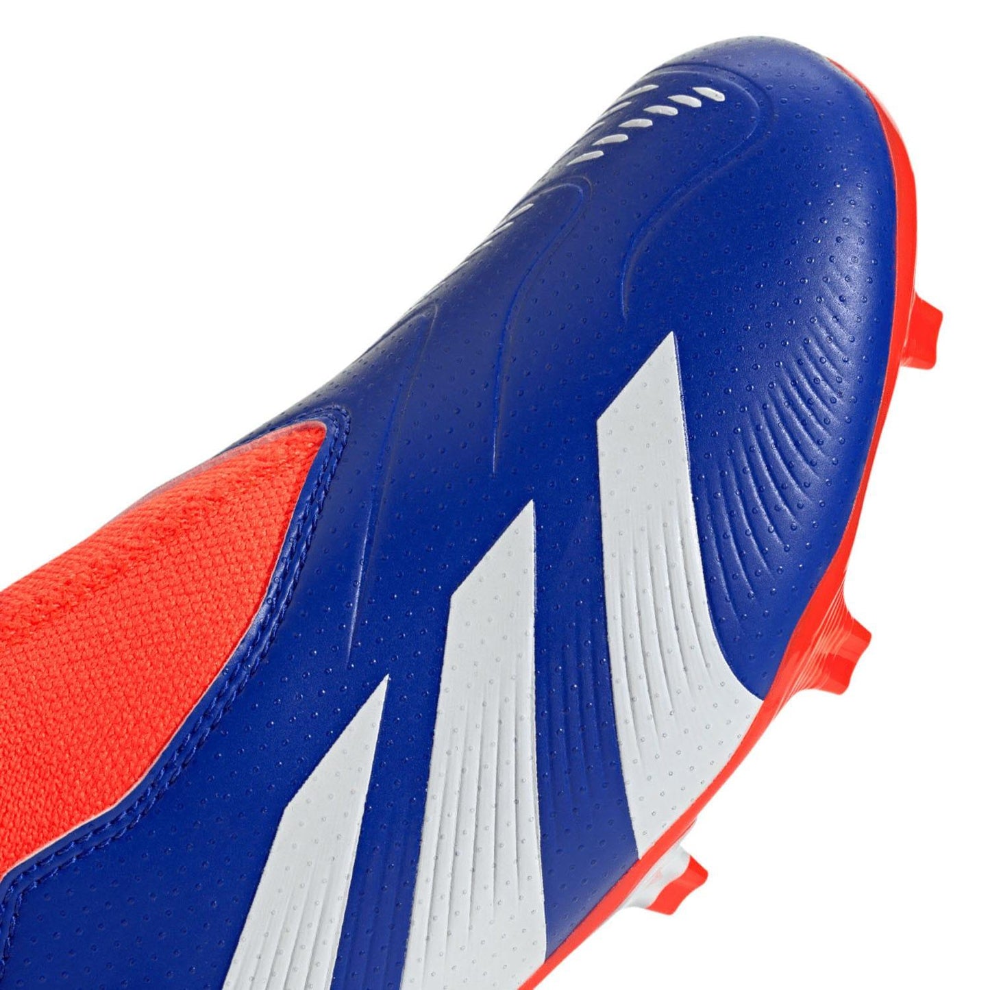 Blue - Close up - Adidas Childrens-Kids Predator League Firm Ground Boots