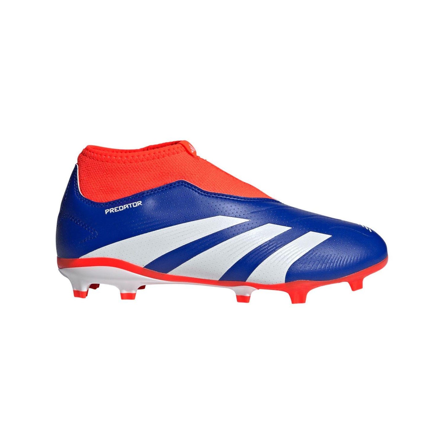 Blue - Front - Adidas Childrens-Kids Predator League Firm Ground Boots