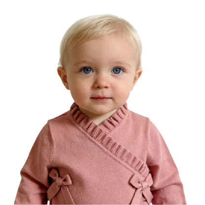 Ballet Pink - Side - Jack Wills Baby Ruffled Babygrow
