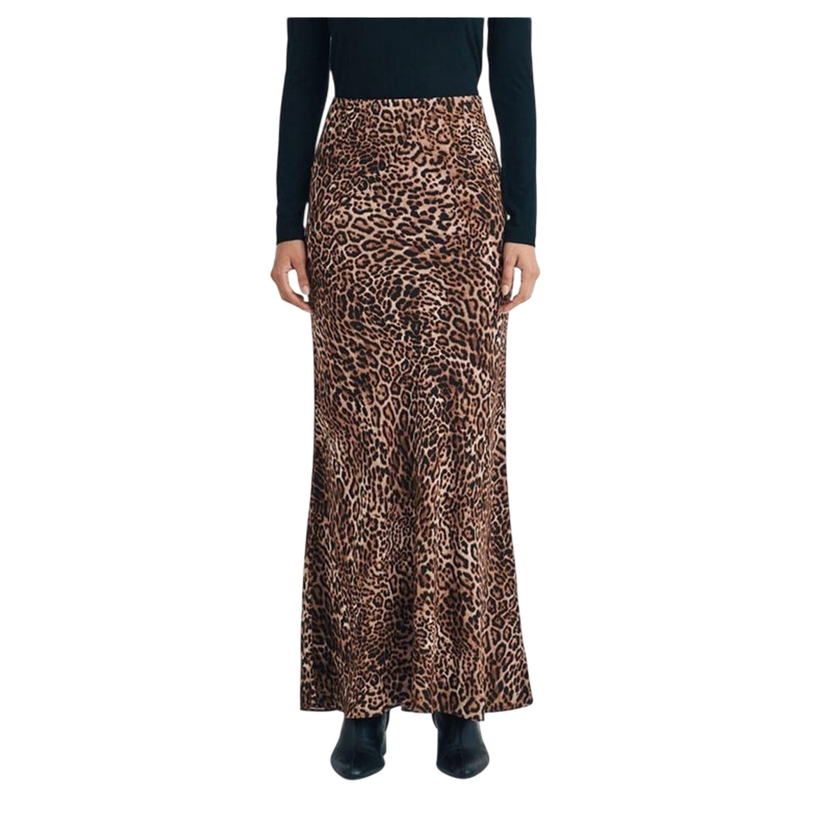 Brown - Front - Nobody´s Child Womens-Ladies Peyton Leopard Print Maxi Skirt
