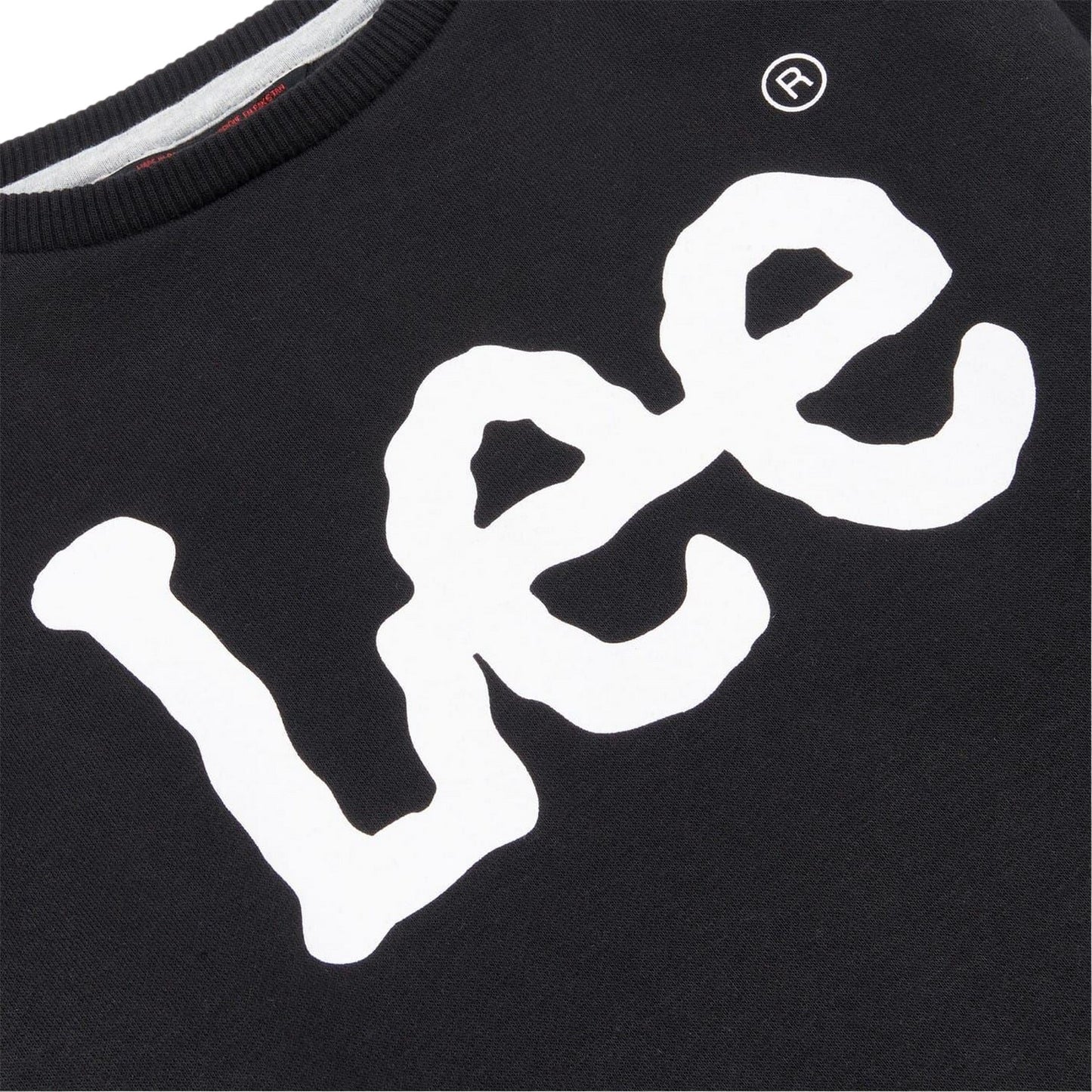 Black Print - Side - Lee Boys Jeans Wobbly Crew Neck Sweatshirt
