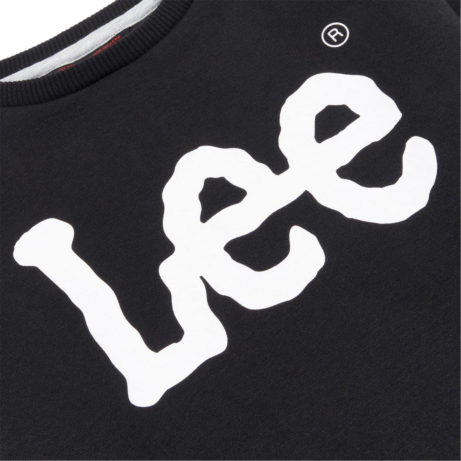 Black Print - Side - Lee Boys Jeans Wobbly Crew Neck Sweatshirt