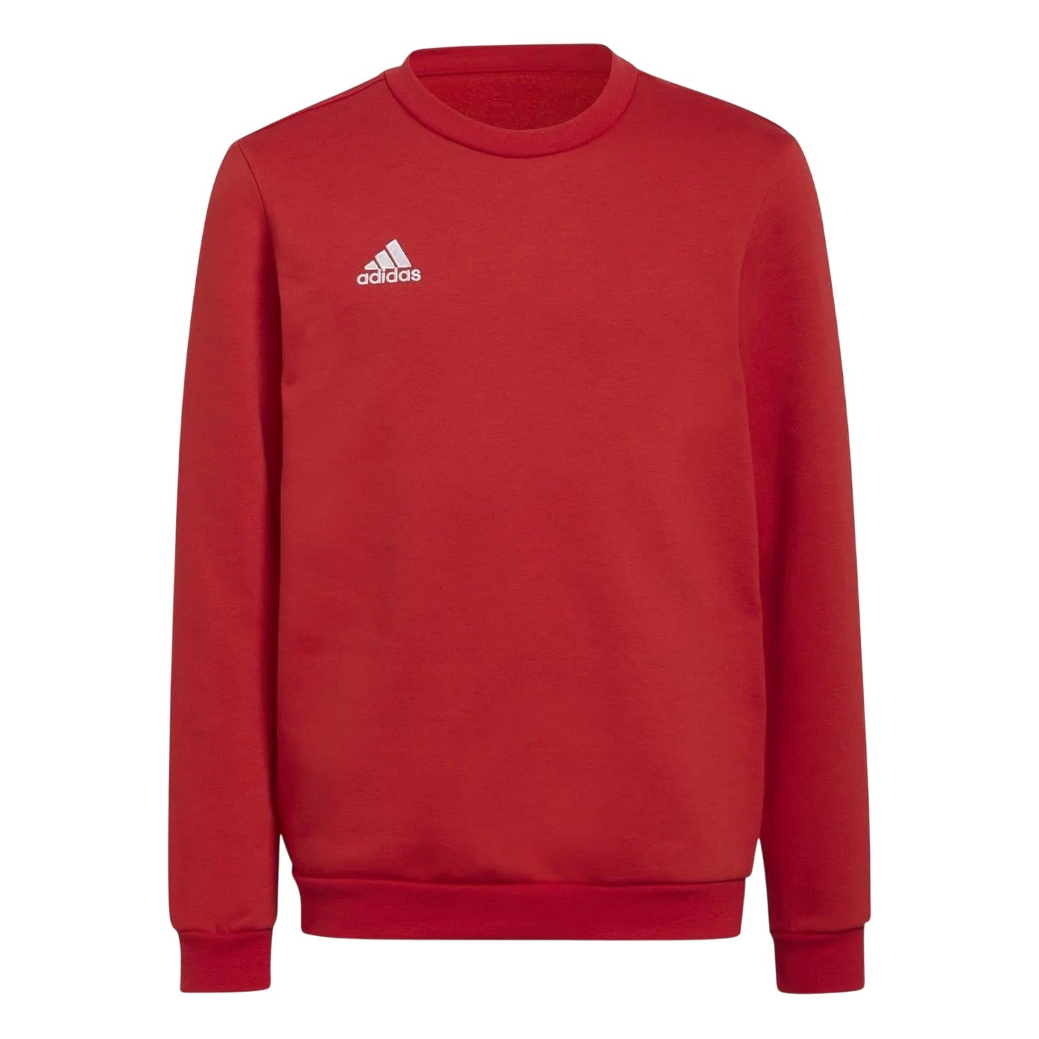 Red - Front - Adidas Childrens-Kids Entrada 22 Sweatshirt