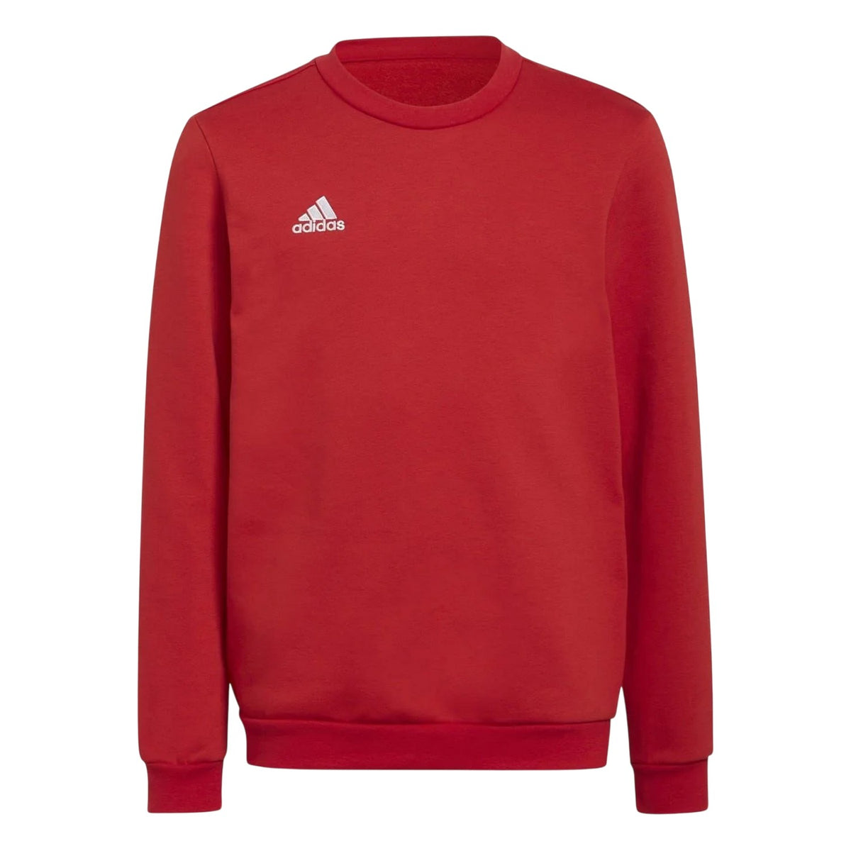 Red - Front - Adidas Childrens-Kids Entrada 22 Sweatshirt