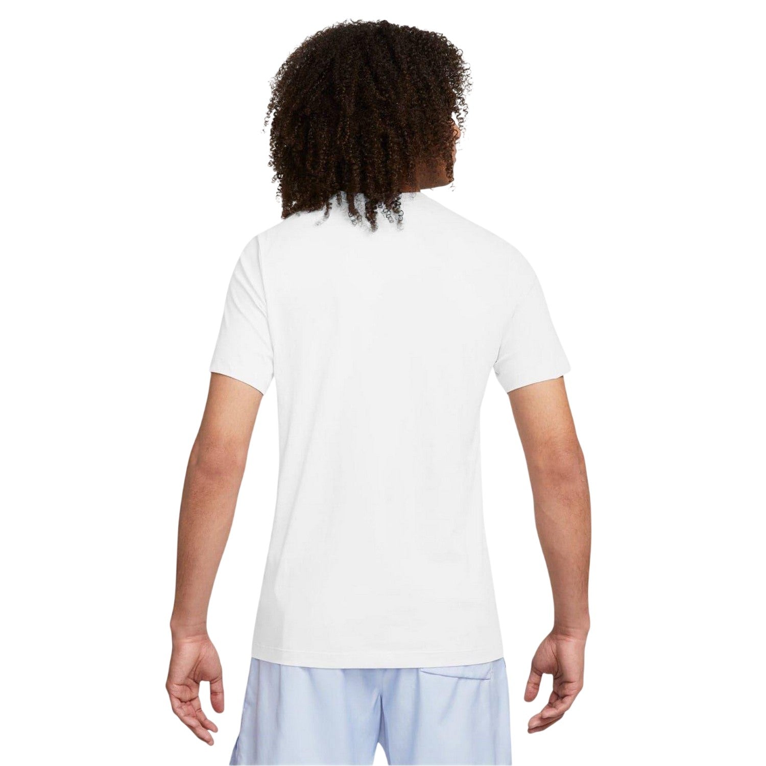 White-Black - Lifestyle - Nike Mens Just Do It Swoosh T-Shirt