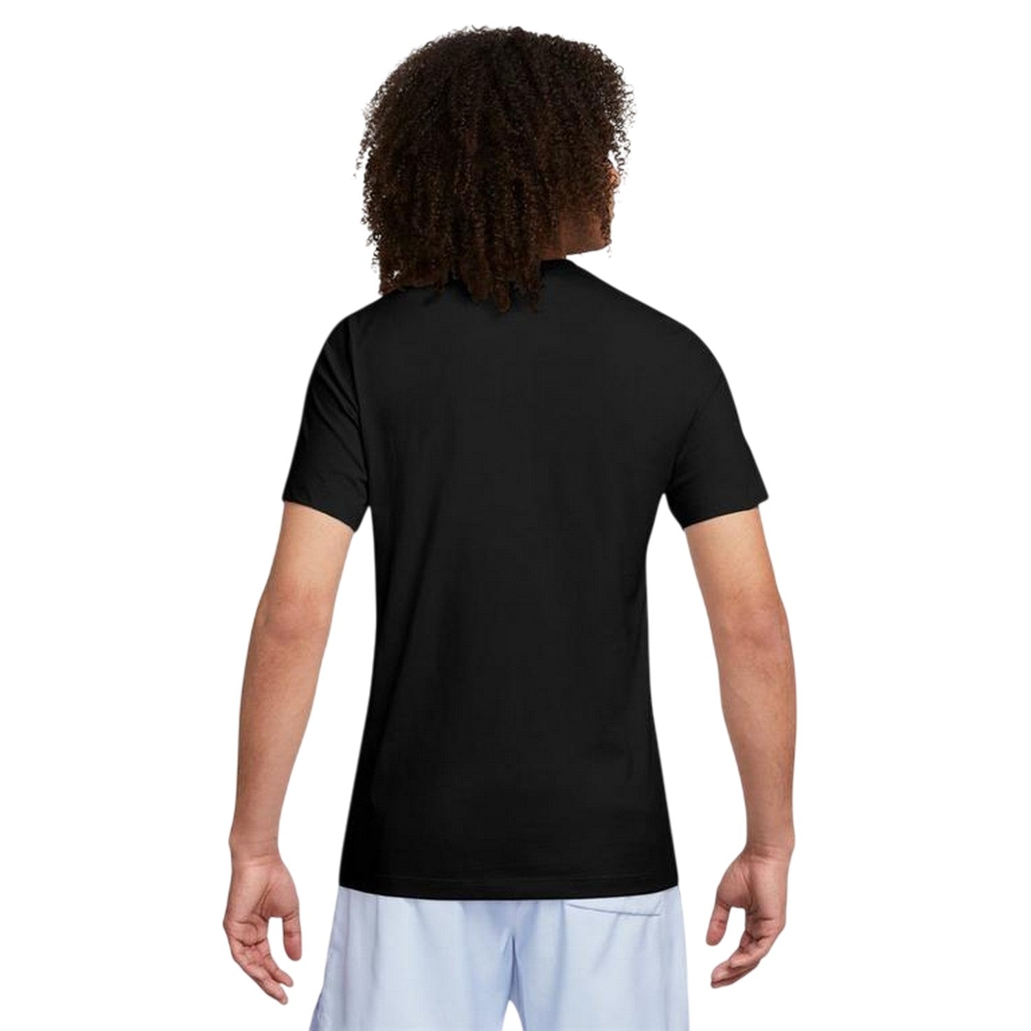 Black-White - Lifestyle - Nike Mens Just Do It Swoosh T-Shirt