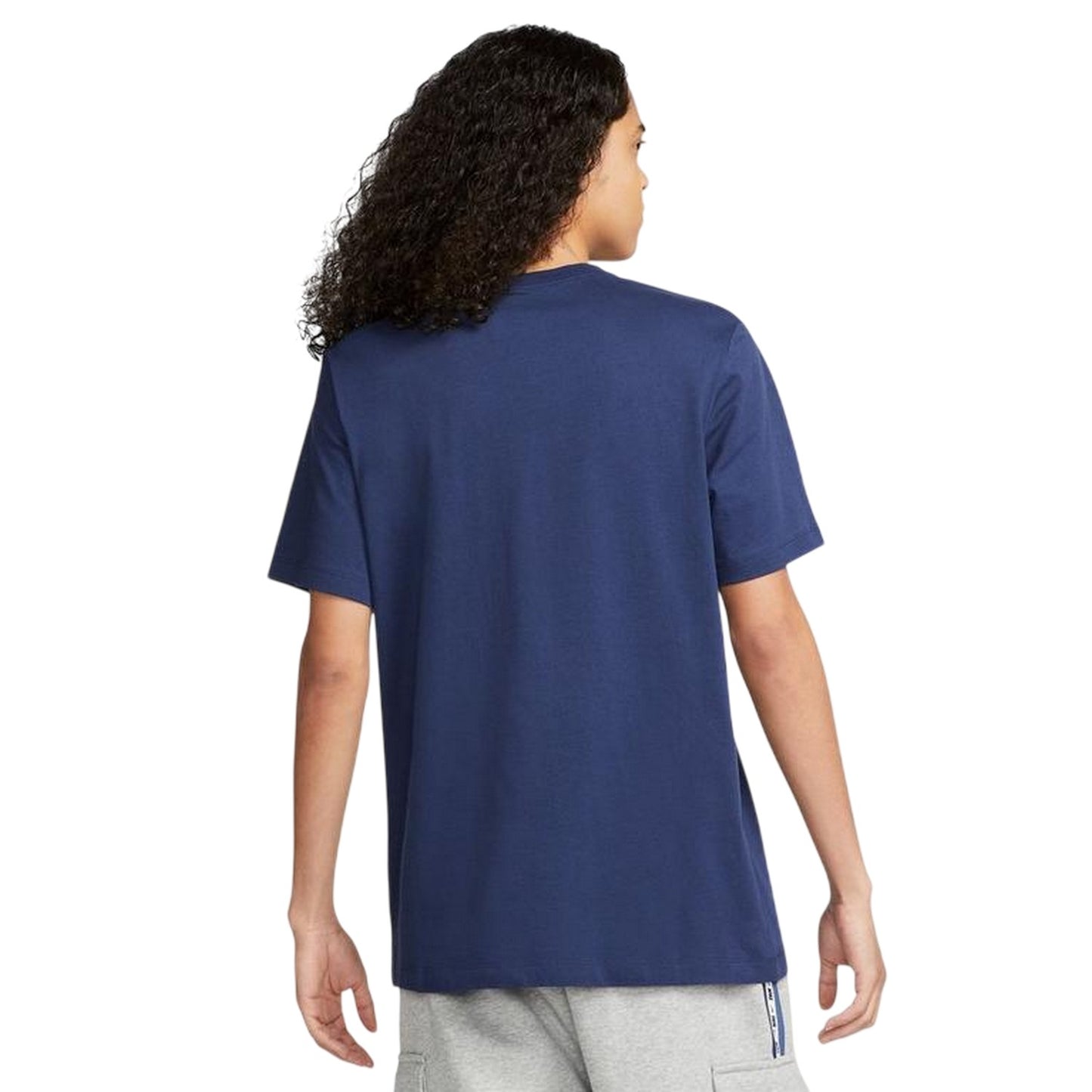 Midnight Navy - Back - Nike Mens Just Do It Swoosh T-Shirt