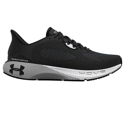 Black - Side - Under Armour Womens-Ladies HOVR Machina 3 Running Trainers