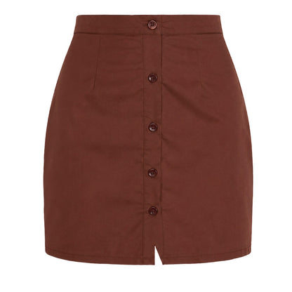 Chocolate - Back - Missy Empire Womens-Ladies Cut Out Mini Shirt Dress