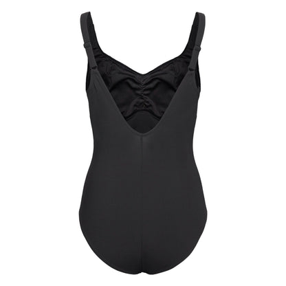 Antracite - Back - Speedo Womens-Ladies Plain One Piece Swimsuit