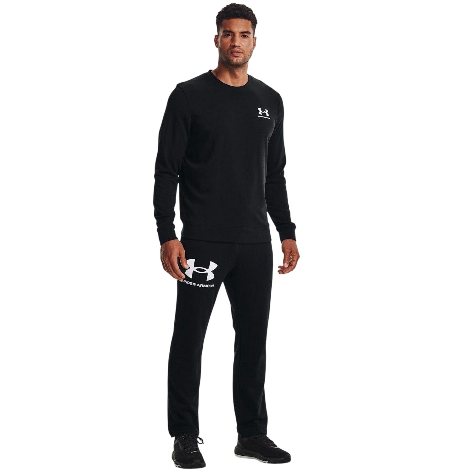 Black - Pack Shot - Under Armour Mens Rival Terry Sweatshirt